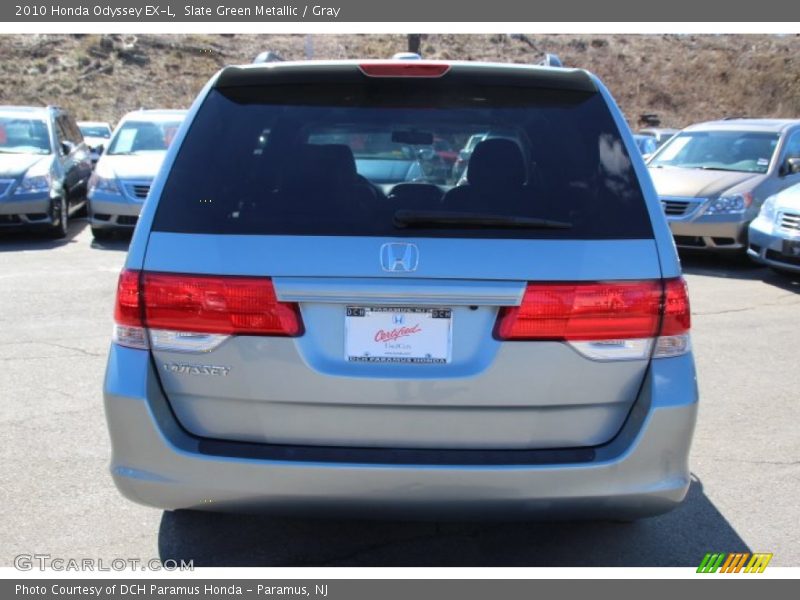 Slate Green Metallic / Gray 2010 Honda Odyssey EX-L