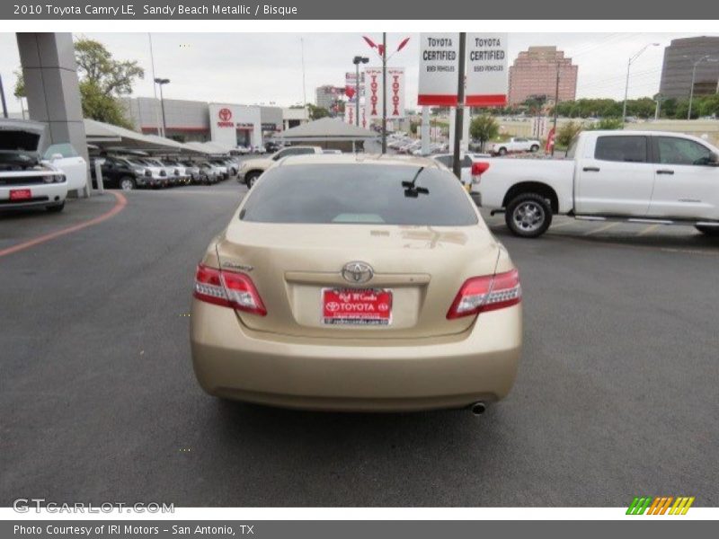 Sandy Beach Metallic / Bisque 2010 Toyota Camry LE