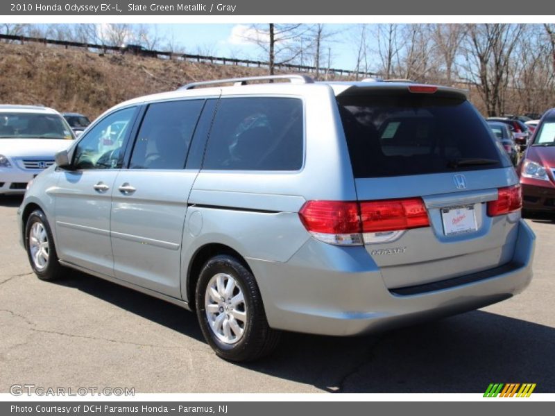 Slate Green Metallic / Gray 2010 Honda Odyssey EX-L