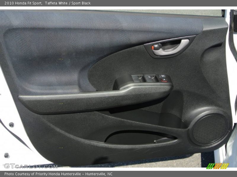 Taffeta White / Sport Black 2010 Honda Fit Sport