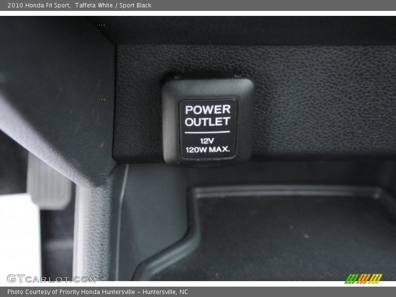 Taffeta White / Sport Black 2010 Honda Fit Sport