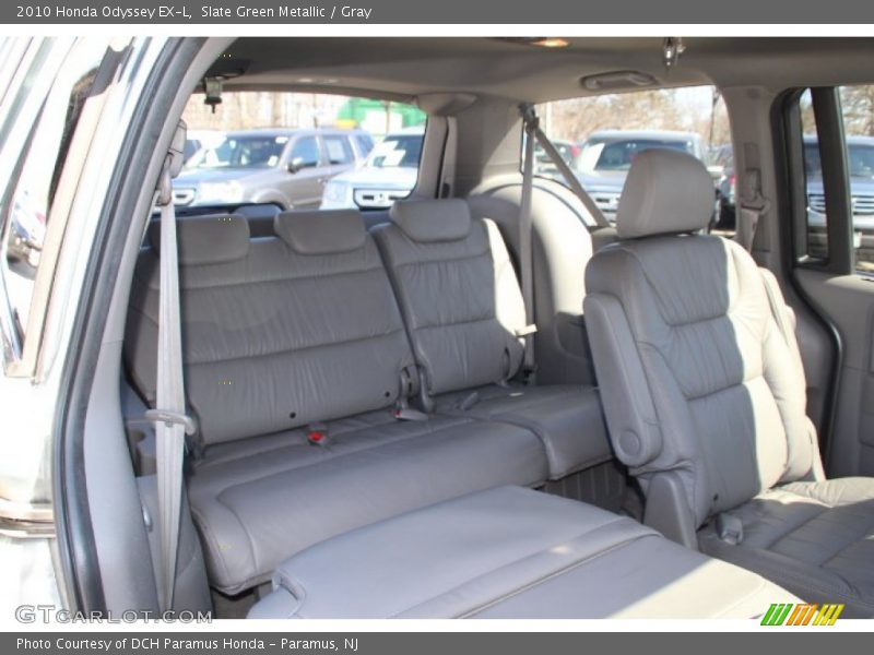 Slate Green Metallic / Gray 2010 Honda Odyssey EX-L