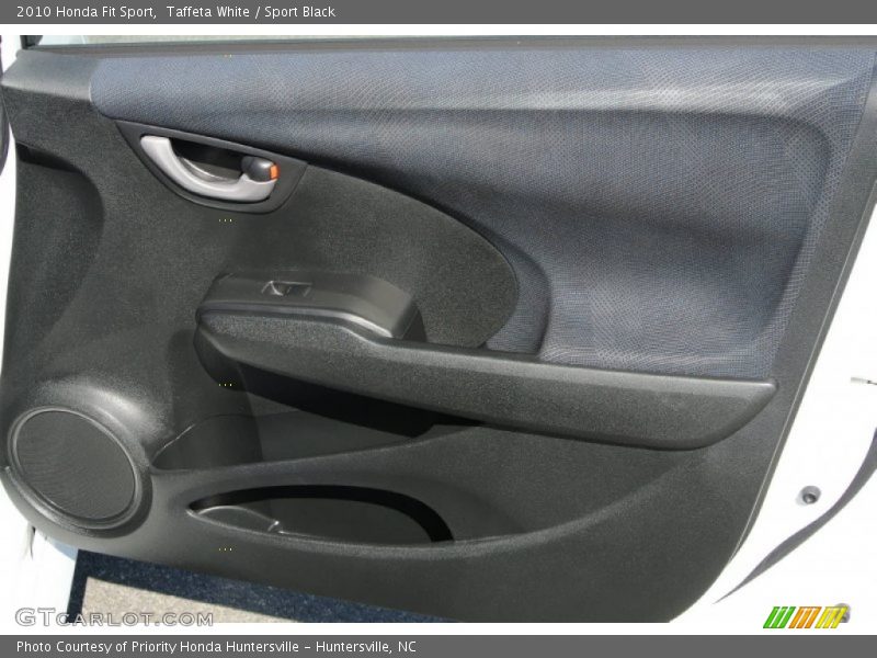 Taffeta White / Sport Black 2010 Honda Fit Sport