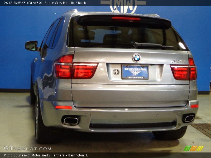 Space Gray Metallic / Black 2012 BMW X5 xDrive50i