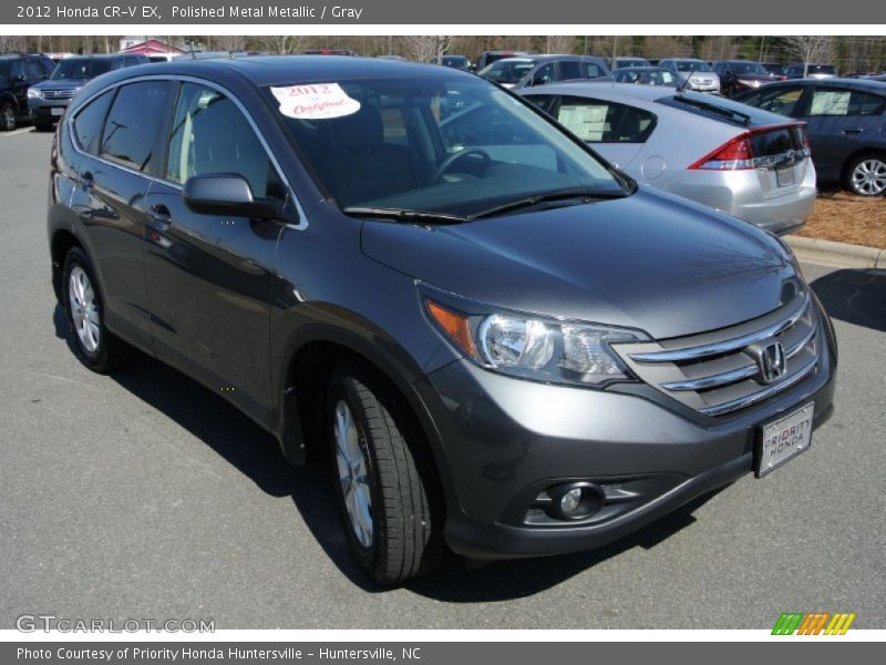 Polished Metal Metallic / Gray 2012 Honda CR-V EX