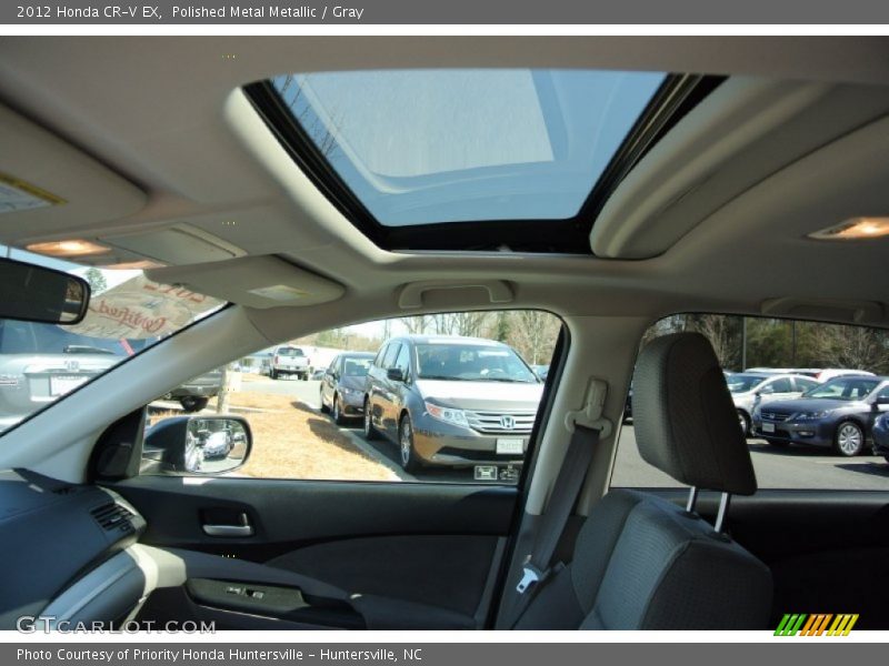 Polished Metal Metallic / Gray 2012 Honda CR-V EX
