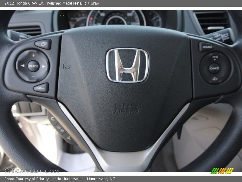 Polished Metal Metallic / Gray 2012 Honda CR-V EX