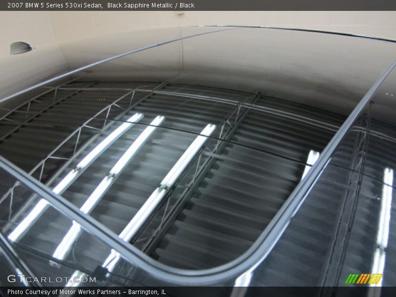 Black Sapphire Metallic / Black 2007 BMW 5 Series 530xi Sedan
