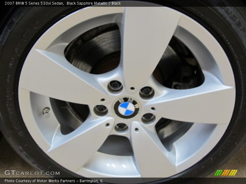 Black Sapphire Metallic / Black 2007 BMW 5 Series 530xi Sedan