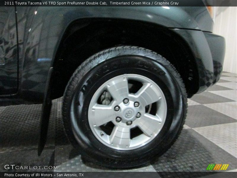 Timberland Green Mica / Graphite Gray 2011 Toyota Tacoma V6 TRD Sport PreRunner Double Cab