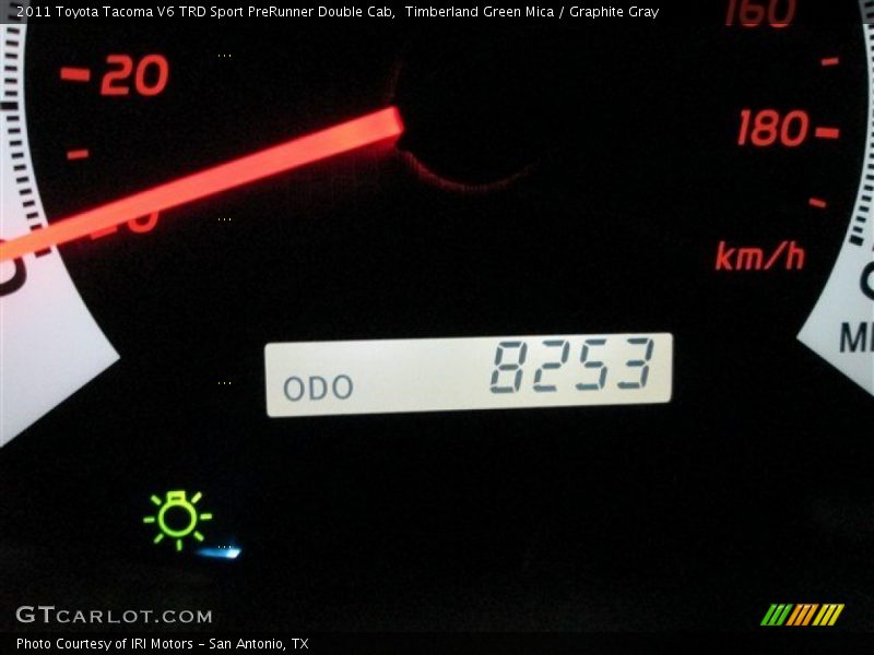 Timberland Green Mica / Graphite Gray 2011 Toyota Tacoma V6 TRD Sport PreRunner Double Cab