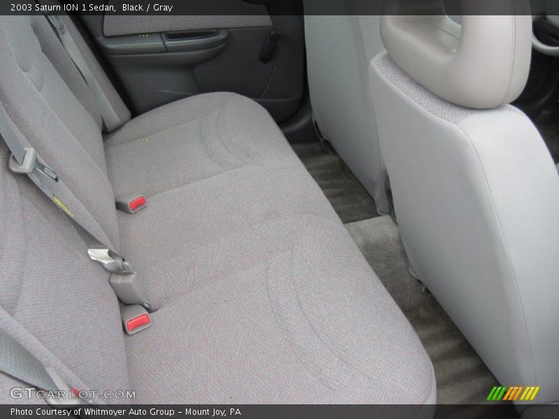 Rear Seat of 2003 ION 1 Sedan