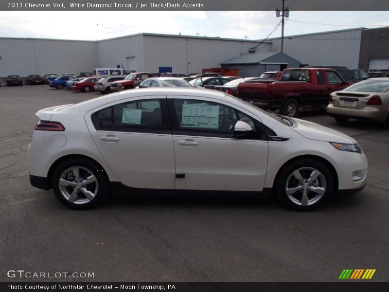 White Diamond Tricoat / Jet Black/Dark Accents 2013 Chevrolet Volt