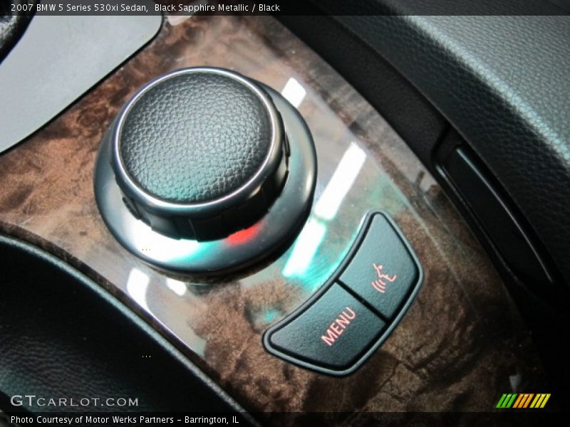 Black Sapphire Metallic / Black 2007 BMW 5 Series 530xi Sedan