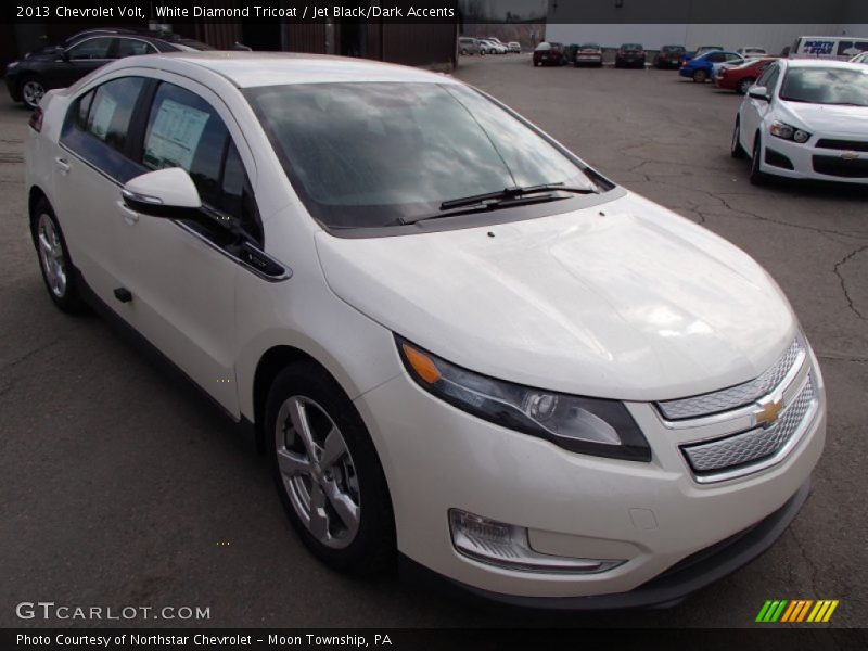 White Diamond Tricoat / Jet Black/Dark Accents 2013 Chevrolet Volt