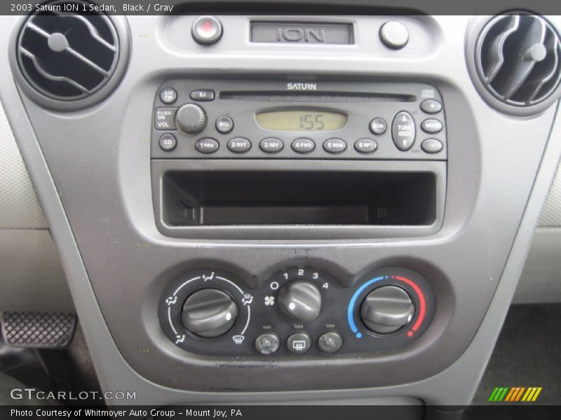 Controls of 2003 ION 1 Sedan
