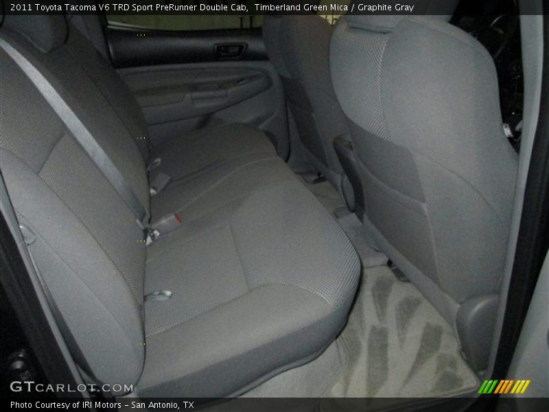 Timberland Green Mica / Graphite Gray 2011 Toyota Tacoma V6 TRD Sport PreRunner Double Cab