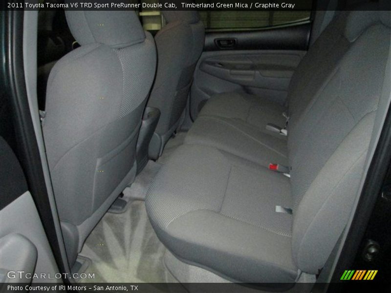 Timberland Green Mica / Graphite Gray 2011 Toyota Tacoma V6 TRD Sport PreRunner Double Cab