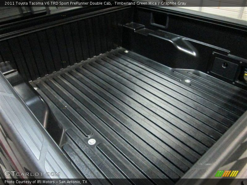 Timberland Green Mica / Graphite Gray 2011 Toyota Tacoma V6 TRD Sport PreRunner Double Cab