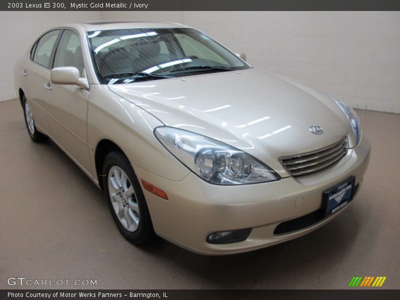 Mystic Gold Metallic / Ivory 2003 Lexus ES 300