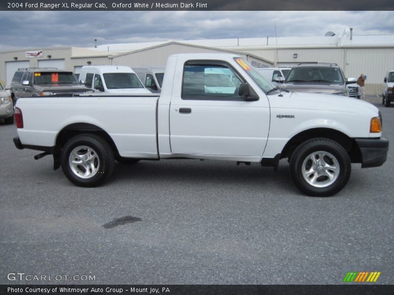 Oxford White / Medium Dark Flint 2004 Ford Ranger XL Regular Cab