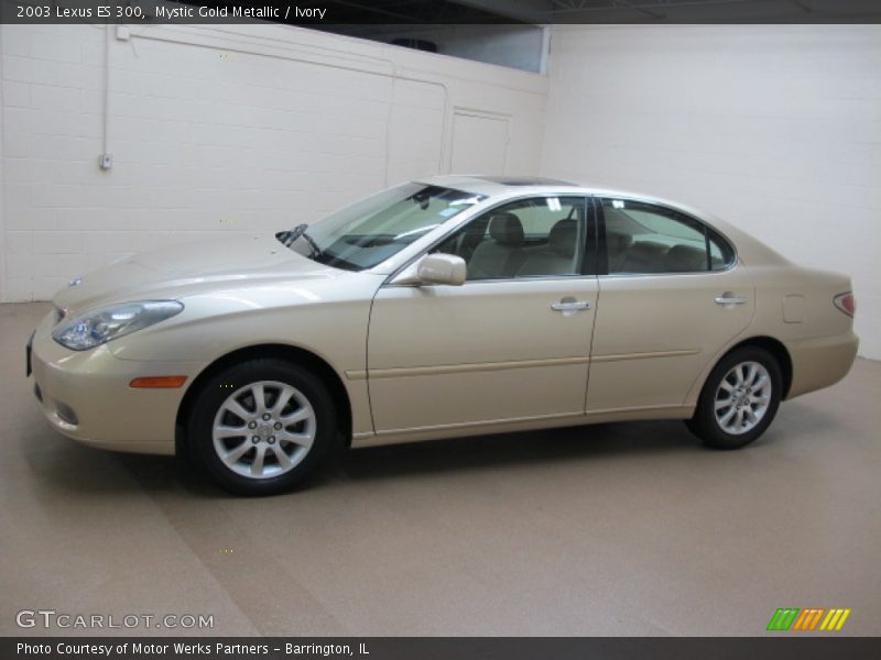 Mystic Gold Metallic / Ivory 2003 Lexus ES 300
