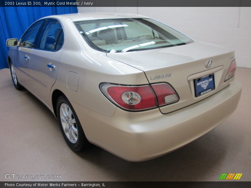 Mystic Gold Metallic / Ivory 2003 Lexus ES 300