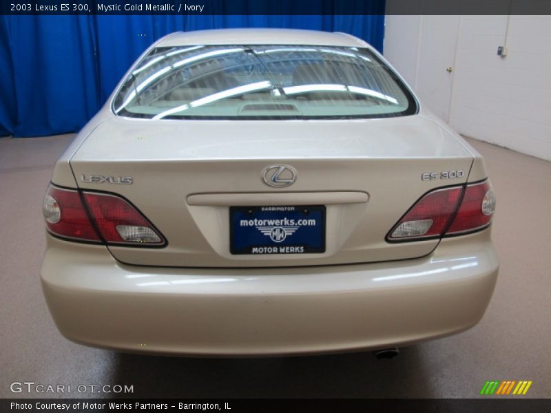 Mystic Gold Metallic / Ivory 2003 Lexus ES 300