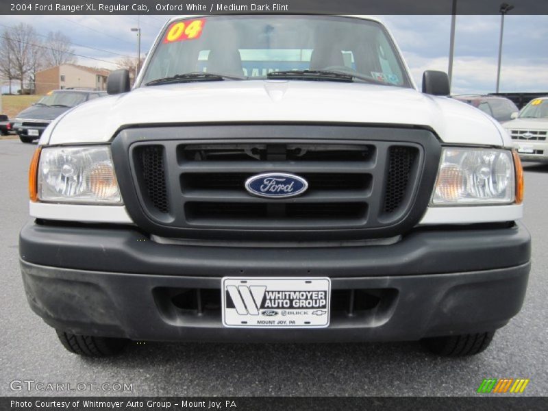 Oxford White / Medium Dark Flint 2004 Ford Ranger XL Regular Cab