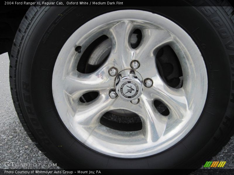 Oxford White / Medium Dark Flint 2004 Ford Ranger XL Regular Cab