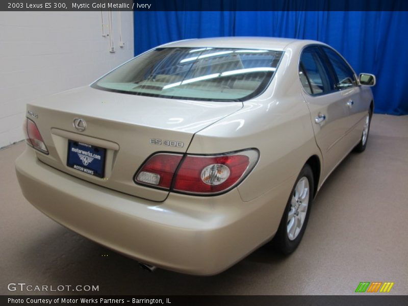 Mystic Gold Metallic / Ivory 2003 Lexus ES 300