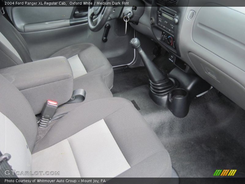 Oxford White / Medium Dark Flint 2004 Ford Ranger XL Regular Cab