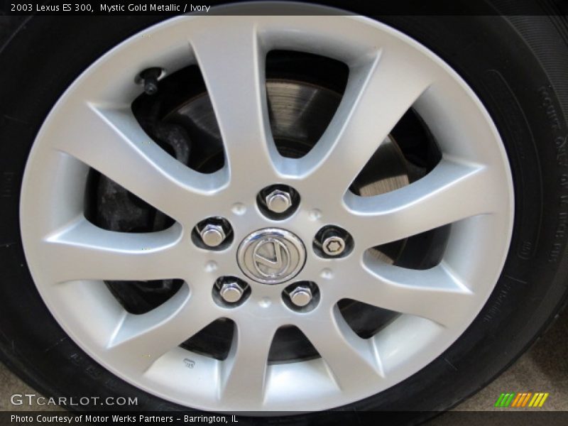 Mystic Gold Metallic / Ivory 2003 Lexus ES 300