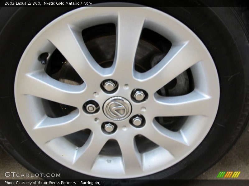 Mystic Gold Metallic / Ivory 2003 Lexus ES 300