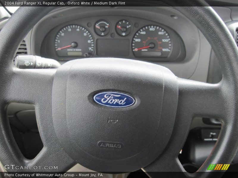 Oxford White / Medium Dark Flint 2004 Ford Ranger XL Regular Cab