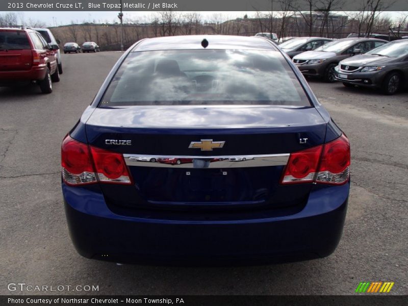 Blue Topaz Metallic / Jet Black 2013 Chevrolet Cruze LT