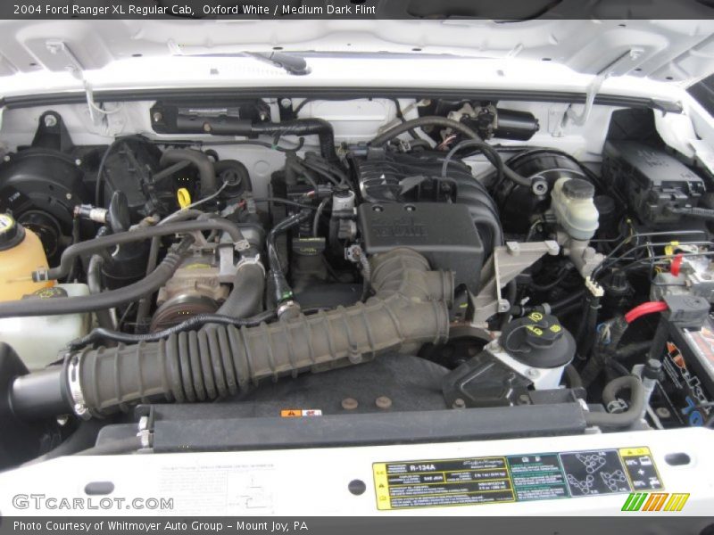 Oxford White / Medium Dark Flint 2004 Ford Ranger XL Regular Cab