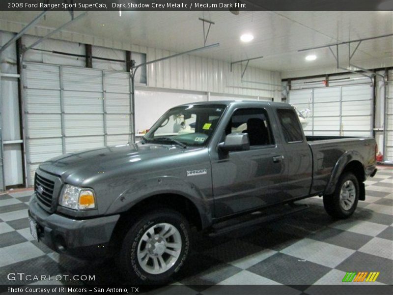 Dark Shadow Grey Metallic / Medium Dark Flint 2008 Ford Ranger Sport SuperCab