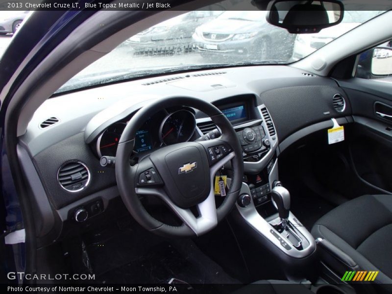 Blue Topaz Metallic / Jet Black 2013 Chevrolet Cruze LT
