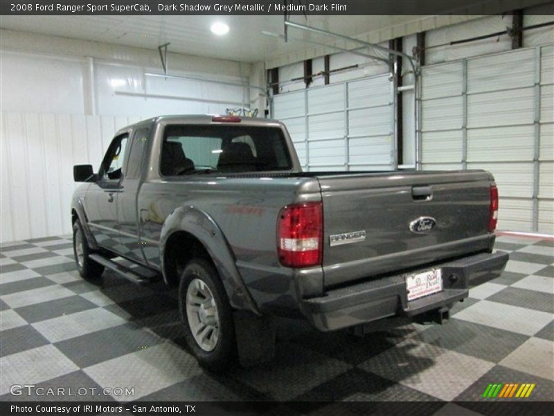 Dark Shadow Grey Metallic / Medium Dark Flint 2008 Ford Ranger Sport SuperCab