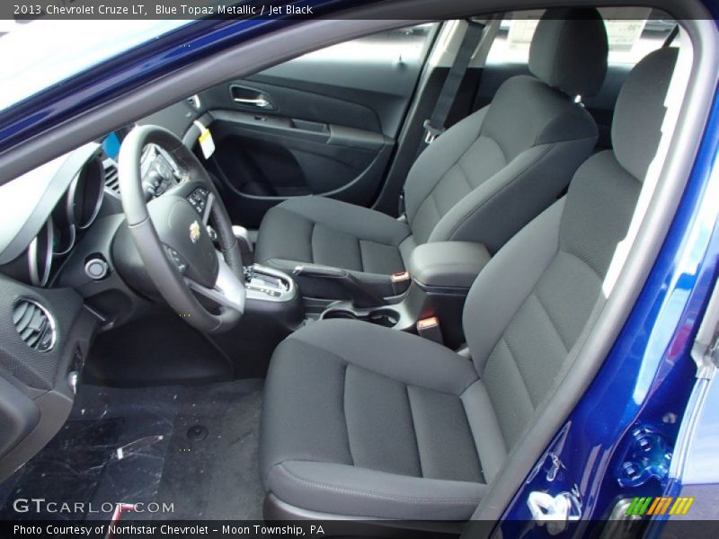 Blue Topaz Metallic / Jet Black 2013 Chevrolet Cruze LT