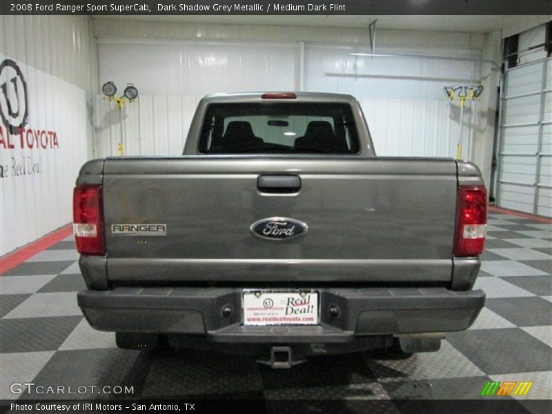 Dark Shadow Grey Metallic / Medium Dark Flint 2008 Ford Ranger Sport SuperCab