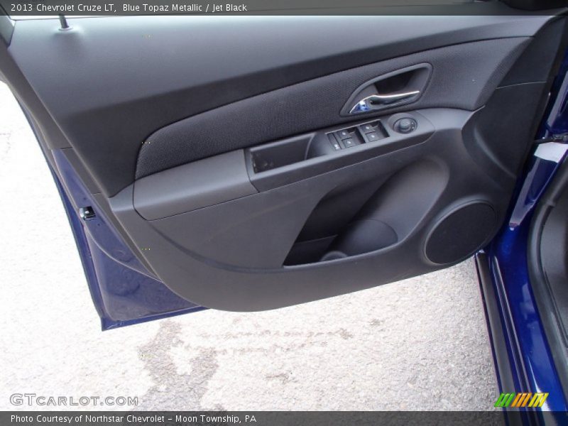 Blue Topaz Metallic / Jet Black 2013 Chevrolet Cruze LT