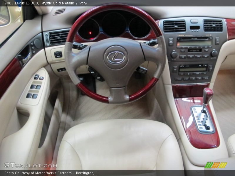 Mystic Gold Metallic / Ivory 2003 Lexus ES 300