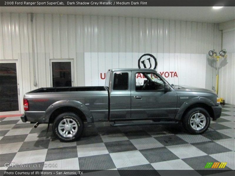 Dark Shadow Grey Metallic / Medium Dark Flint 2008 Ford Ranger Sport SuperCab
