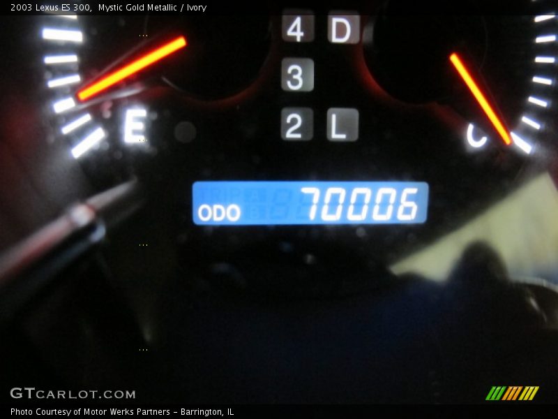Mystic Gold Metallic / Ivory 2003 Lexus ES 300