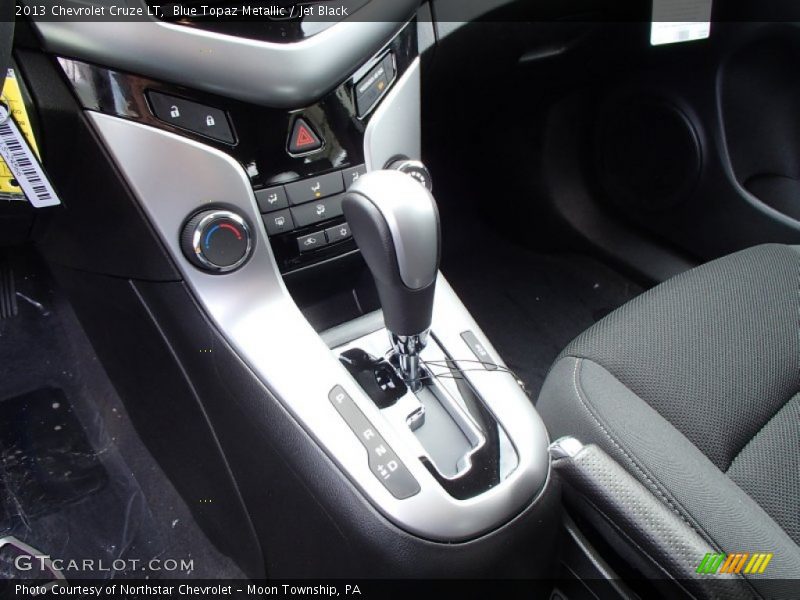 Blue Topaz Metallic / Jet Black 2013 Chevrolet Cruze LT
