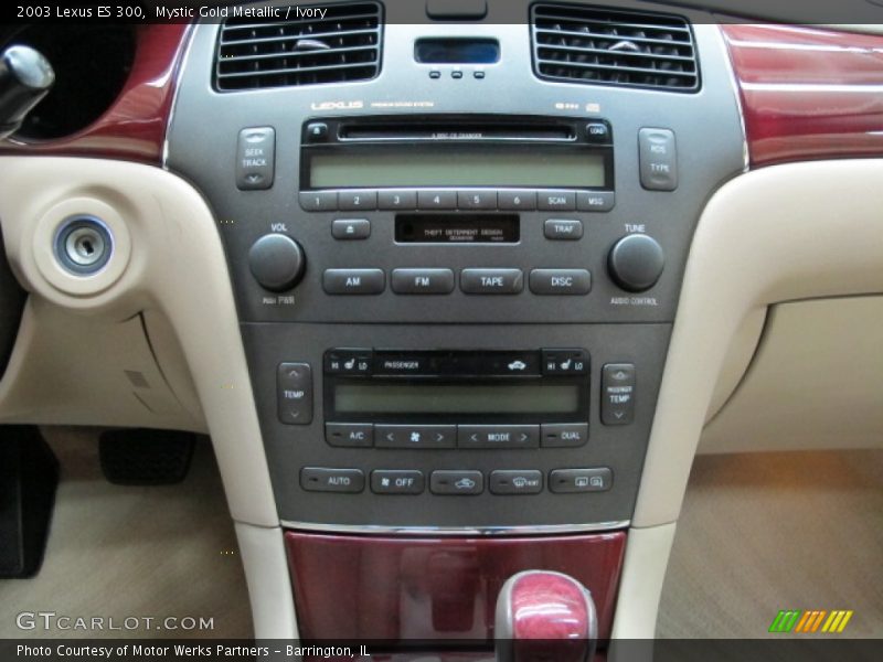 Mystic Gold Metallic / Ivory 2003 Lexus ES 300