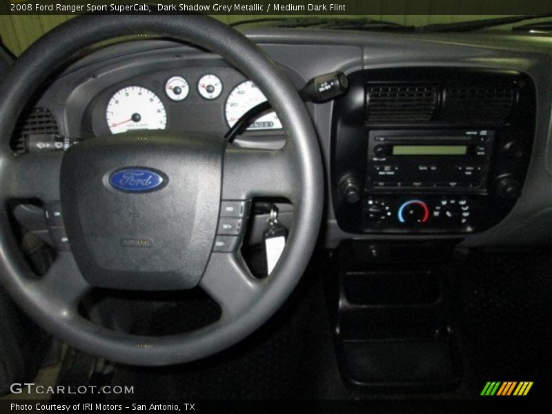 Dark Shadow Grey Metallic / Medium Dark Flint 2008 Ford Ranger Sport SuperCab