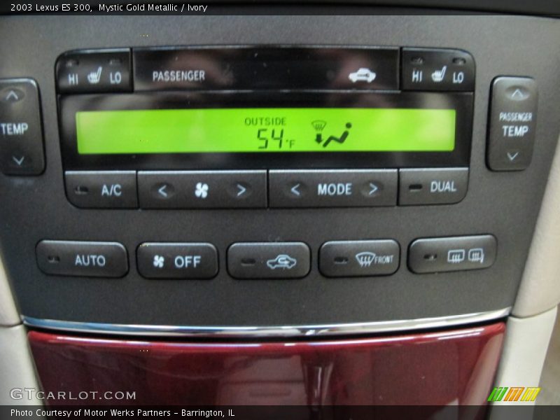 Mystic Gold Metallic / Ivory 2003 Lexus ES 300